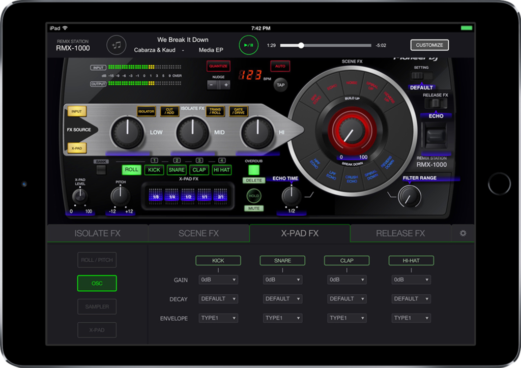 RMX-1000 for iPad